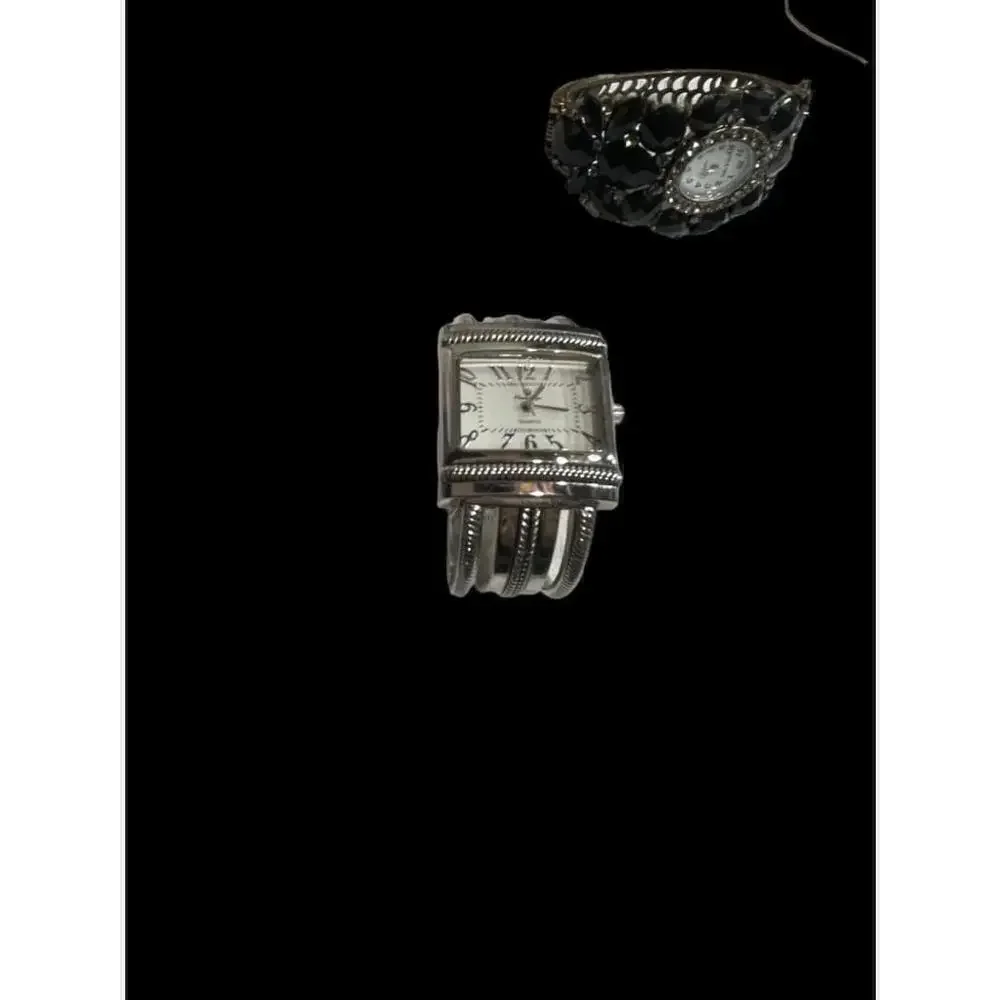 Premier jewelry watch, black watch and two bracelets